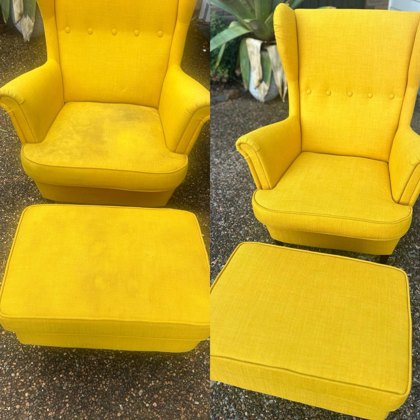 Upholstery cleaning before and after Sutherland Shire